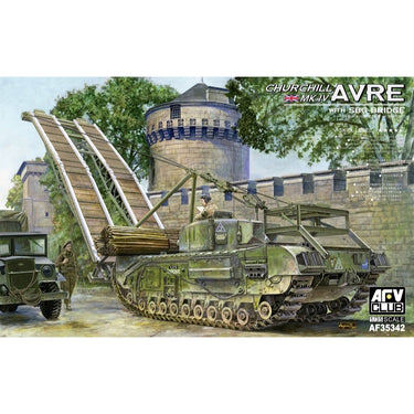 AFV 35342 1/35 Churchill Mk IV AVRE with SBG Bridge WWII Small Box Girder Bridge